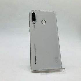 【全額返金保証】【最速発送】Huawei P lite 30 64GB Pearl White SIMフリー MAR-LX2J 白ロム 美品 動作確認済