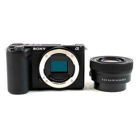 ソニー SONY VLOGCAM ZV-E10 II パワーズームレンズキット ZV-E10M2K B ブラック デジタル ミラーレス 一眼カメラ 中古