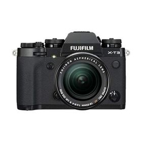 【中古】「非常に良い」富士フイルム(FUJIFILM) ミラーレス一眼カメラ X-T3レンズキット ブラック X-T3LK-B(ミラーレス一眼)