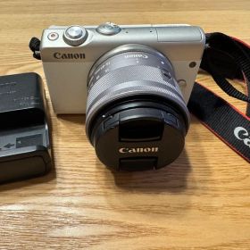 Canon ミラーレス一眼カメラ EOS M100 EF-M15-45 ホワイト