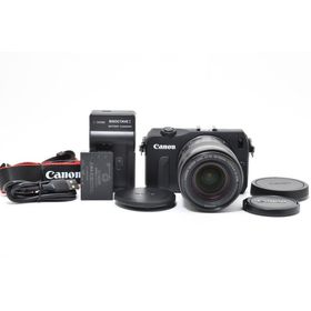 キヤノン(Canon)の美品 Canon EOS M レンズセット 充電器付き ARYM5474(ミラーレス一眼)