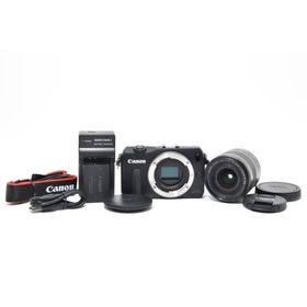 キヤノン(Canon)の美品 Canon EOS M レンズセット 充電器付き ARYM5473(ミラーレス一眼)