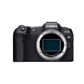 【中古】「非常に良い」Canon ミラーレスカメラ EOS R8 (本体のみ) フルフレームハイブリッドカメラ 2420万画素 CMOSイメージセンサー 4K動画 コンテンツクリエーターカメラ ブラック(ミラーレス一眼)
