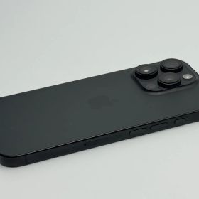 【中古C】iPhone 16 Pro 128GB ブラックチタニウム バッテリー【91%】 SIMフリー 白ロム