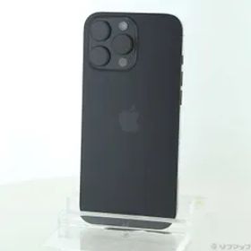 ソフマップ 〔中古品〕 iPhone16 Pro Max 256GB ブラックチタニウム 3N528J／A SIMフリー【258】