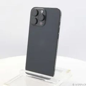 ソフマップ 〔中古品〕 iPhone16 Pro Max 256GB ブラックチタニウム 3N528J／A SIMフリー【352】