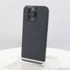 ソフマップ 〔中古品〕 iPhone16 Pro Max 512GB ブラックチタニウム MYWL3J／A SIMフリー【344】