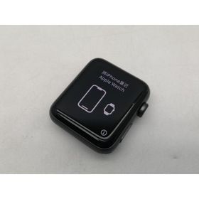 【中古】Apple Apple Watch Series3 GPS 42mm スペースグレイアルミケース (バンド無し)【仙台イービーンズ】保証期間１ヶ月【ランクC】