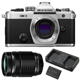 OM SYSTEM オーエムシステム OM-3 ボディ シルバー＋ED 40-150mm F4.0 PRO レンズセット