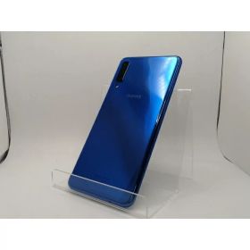 【中古】SAMSUNG 楽天モバイル 【SIMフリー】 Galaxy A7 SM-A750C 4GB 64GB ブルー【川崎駅前】保証期間1ヶ月【ランクC】
