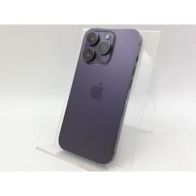 【中古】Apple 国内版 【SIMフリー】 iPhone 14 Pro 128GB ディープパープル MQ0F3J/A【大宮東口】保証期間１ヶ月【ランクC】