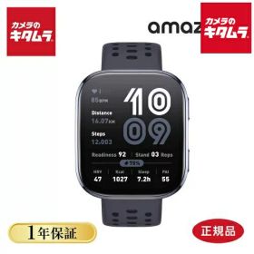 AMAZFIT スマートウォッチ Bip6 ブラック SP170074-C01 【正規品】