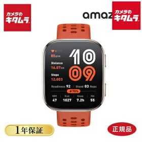 AMAZFIT スマートウォッチ Bip6 レッド SP170074-C03 【正規品】