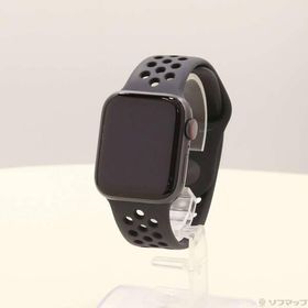 〔中古〕Apple Watch Series 6 Nike GPS + Cellular 40mm スペースグレイアルミニウムケース アンスラサイト／ブラックNikeスポーツバンド〔349-ud〕