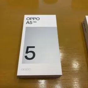 OPPO A5 5G ホワイト 本体 通信確認のみ