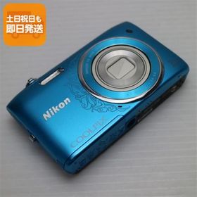 新品同様 COOLPIX S3500 オリエンタルブルー 即日発送 デジカメ Nikon 本体 あすつく 土日祝発送OK