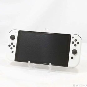 【中古】Nintendo(任天堂) Nintendo Switch 有機ELモデル Joy-Con(L)／(R) ホワイト 【344-ud】