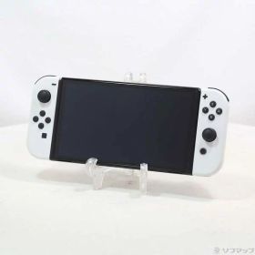 【中古】Nintendo(任天堂) Nintendo Switch 有機ELモデル Joy-Con(L)／(R) ホワイト 【344-ud】