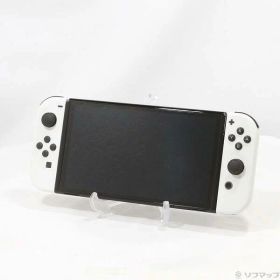 【中古】Nintendo(任天堂) Nintendo Switch 有機ELモデル Joy-Con(L)／(R) ホワイト 【344-ud】