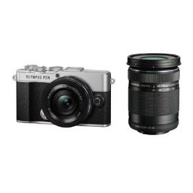 オリンパス OMデジタルソリューションズ デジタル一眼カメラ・EZダブルズームキット OLYMPUS PEN E-P7WZKSLV シルバー EP7WZKSLV (納期目安1-2週間)