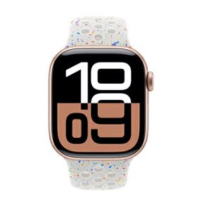 Apple Apple Watch Series10 42mm GPSモデル MWWY3J/A+MYJM3FE/A A2997【ローズゴールドアルミニウムケース/ピュアプラチナムNikeスポーツバンド】 [中古] 【当社3ヶ月間保証】 イオシス