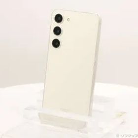 ソフマップ 〔中古品〕 Galaxy S23 256GB クリーム SCG19 au SIMフリー【276】