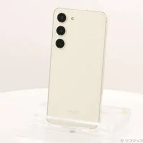 ソフマップ 〔中古品〕 Galaxy S23 256GB クリーム SCG19 au SIMフリー【295】