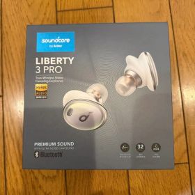 白Soundcore LIBERTY 3PRO ワイヤレスイヤホン