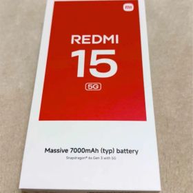 REDMI 15 5G 128GB ブラック 本体