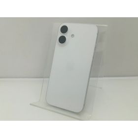 【中古】Apple 国内版 【SIMフリー】 iPhone 16 128GB ホワイト MYDR3J/A【OSU301】保証期間1ヶ月【ランクB】