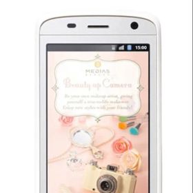 【新品】NEC MEDIAS BR IS11N Chiffon White au