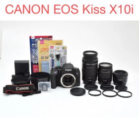CANON EOS Kiss X10i標準&望遠&単焦点トリプルレンズセット/