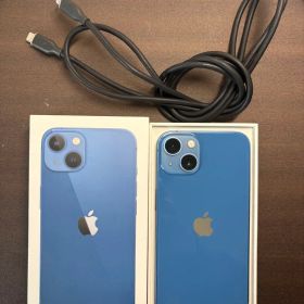 Apple iPhone 13 ブルー 本体 充電ケーブル付き
