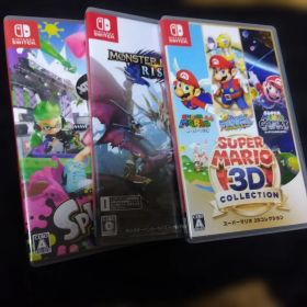 スーパーマリオ 3Dコレクションモンハンライズスプラトゥーン２