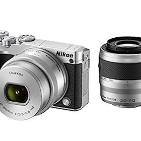 【中古】Nikon ミラーレス一眼 Nikon1 J5 ダブルズームキット シルバー J5WZSL