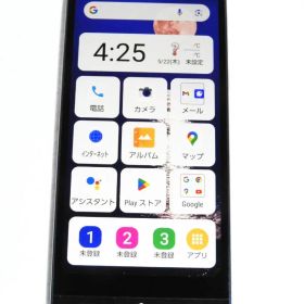 SHARP BASIO active2 au SHG12 ブルー SIMフリー