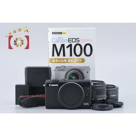 【中古】Canon キヤノン EOS M100 ダブルレンズキット ブラック