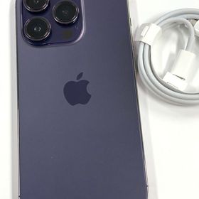 【モバイルBOX】電池76% SIMフリー iPhone14 Pro 128GB ディープパープル