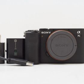 C122051)美品 SONY ソニー α7C ILCE-7CL ミラーレス一眼レフ シャッター数1300回以下
