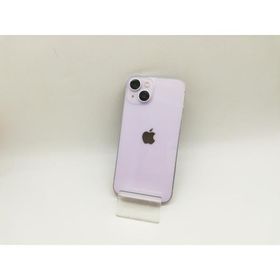 【中古】Apple au 【SIMフリー】 iPhone 14 512GB パープル MPX83J/A【新橋烏森通り】保証期間１ヶ月【ランクA】