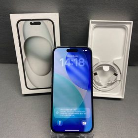 美品 国内版 SIMフリー iPhone15 256GB ブラック色