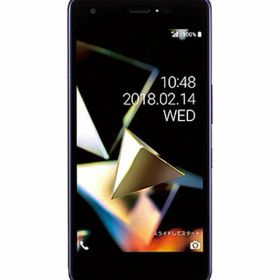 【中古】【安心保証】 UQモバイル KYV44 ネイビー