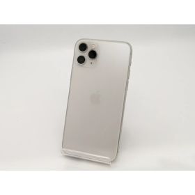 【中古】Apple SoftBank 【SIMロック解除済み】 iPhone 11 Pro 64GB シルバー MWC32J/A【広島本通】保証期間1ヶ月【ランクC】