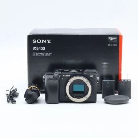ショット数6499回 SONY(ソニー) APS-C ミラーレス一眼カメラ α6400 ボディ(レンズなし) ブラック ILCE-6400 B #4702