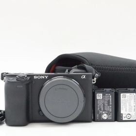 C040957-1)SONY a6400 ILCE-6400 ブラック シャッター数３２０回以下 ミラーレス一眼レフ