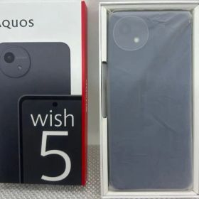新品 未使用 AQUOS wish5 SH-52F スミ ブラック 黒