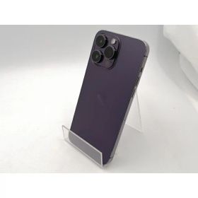 【中古】【赤ロム保証あり】Apple au 【SIMフリー】 iPhone 14 Pro Max 512GB ディープパープル MQ9J3J/A【ECセンター】保証期間1ヶ月【ランクB】