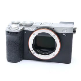 【中古】 《良品》 SONY α7C II ボディ ILCE-7CM2 S シルバー 【SDカードスロット部モルト接眼ラバー部品交換/各部点検済】 [ デジタルカメラ ]