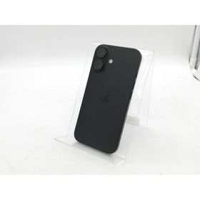 【中古】Apple 国内版 【SIMフリー】 iPhone 16 256GB ブラック MYDW3J/A【DS秋葉】保証期間１ヶ月【ランクA】