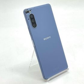 【最速発送】 Xperia 10 III 128GB ブルー系 au SOG04 白ロム【難有】